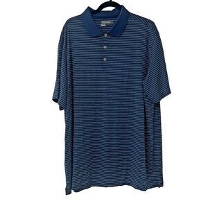 Nike Golf Dri‑Fit Polo Shirt 2XL Clasic Blue Tour Performance  – Made in Vietnam